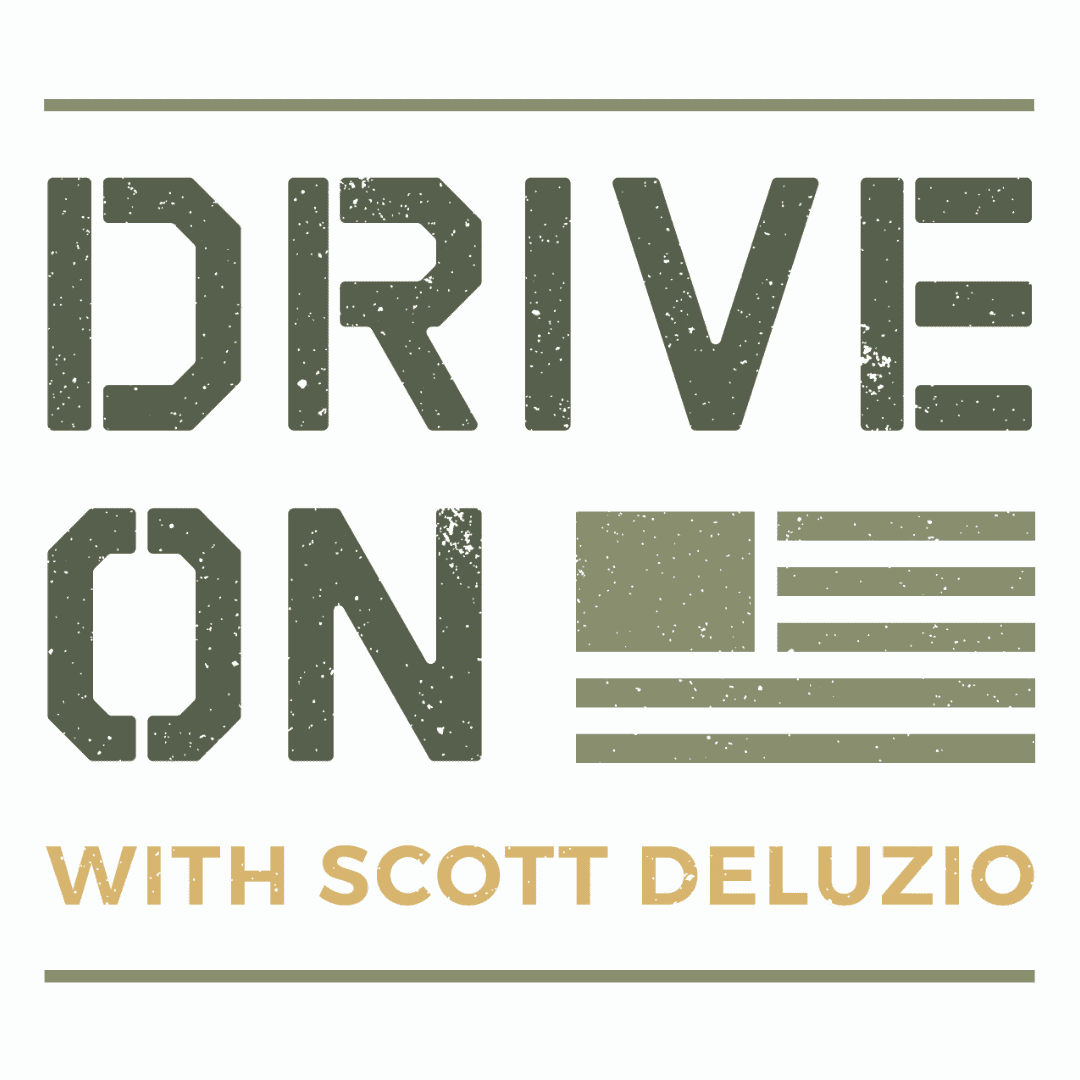 Drive On Podcast Instagram Post Sized Logo Colored Text White Background