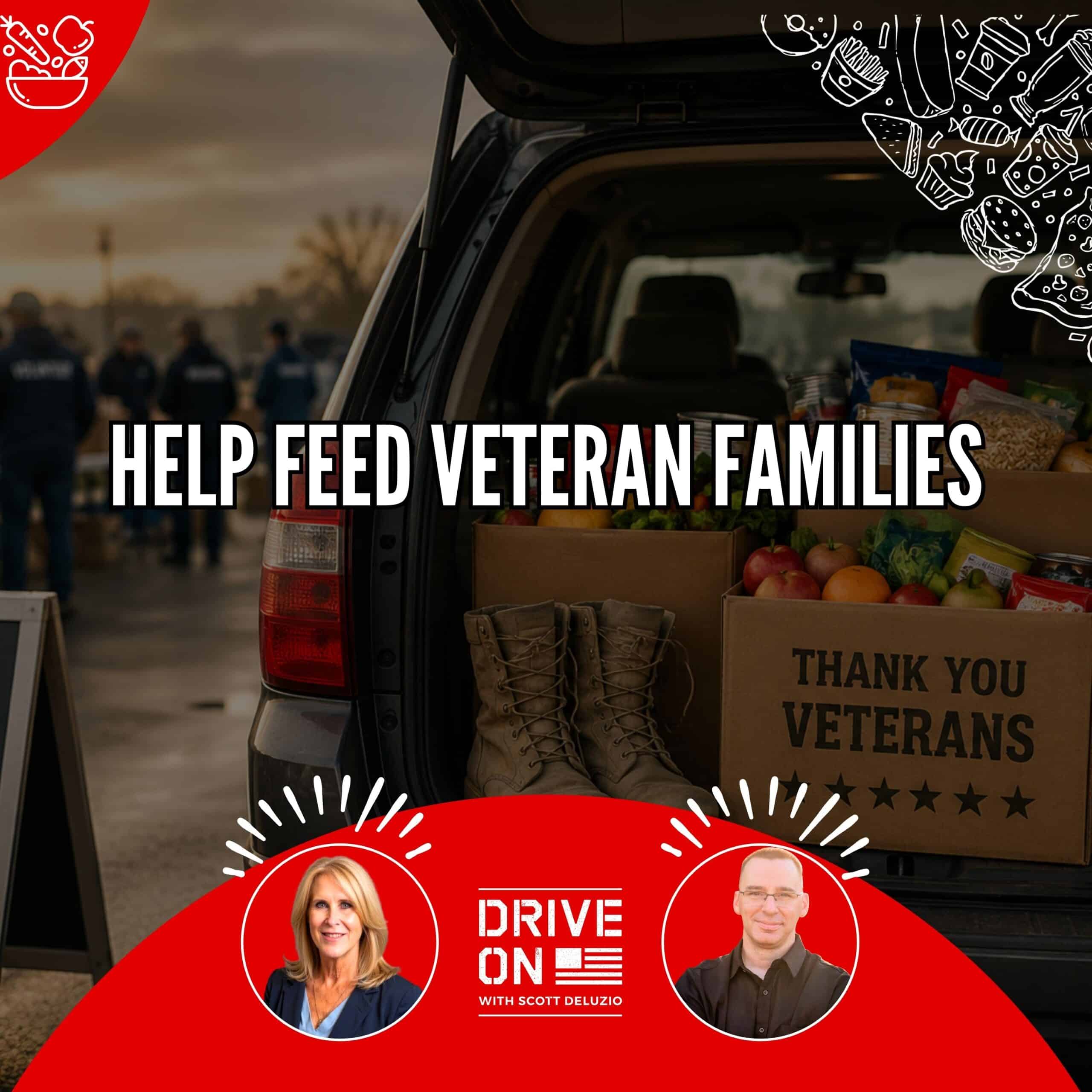 Vicki Sarracino Veteran Food Assistance With Dignity Drive On Podcast